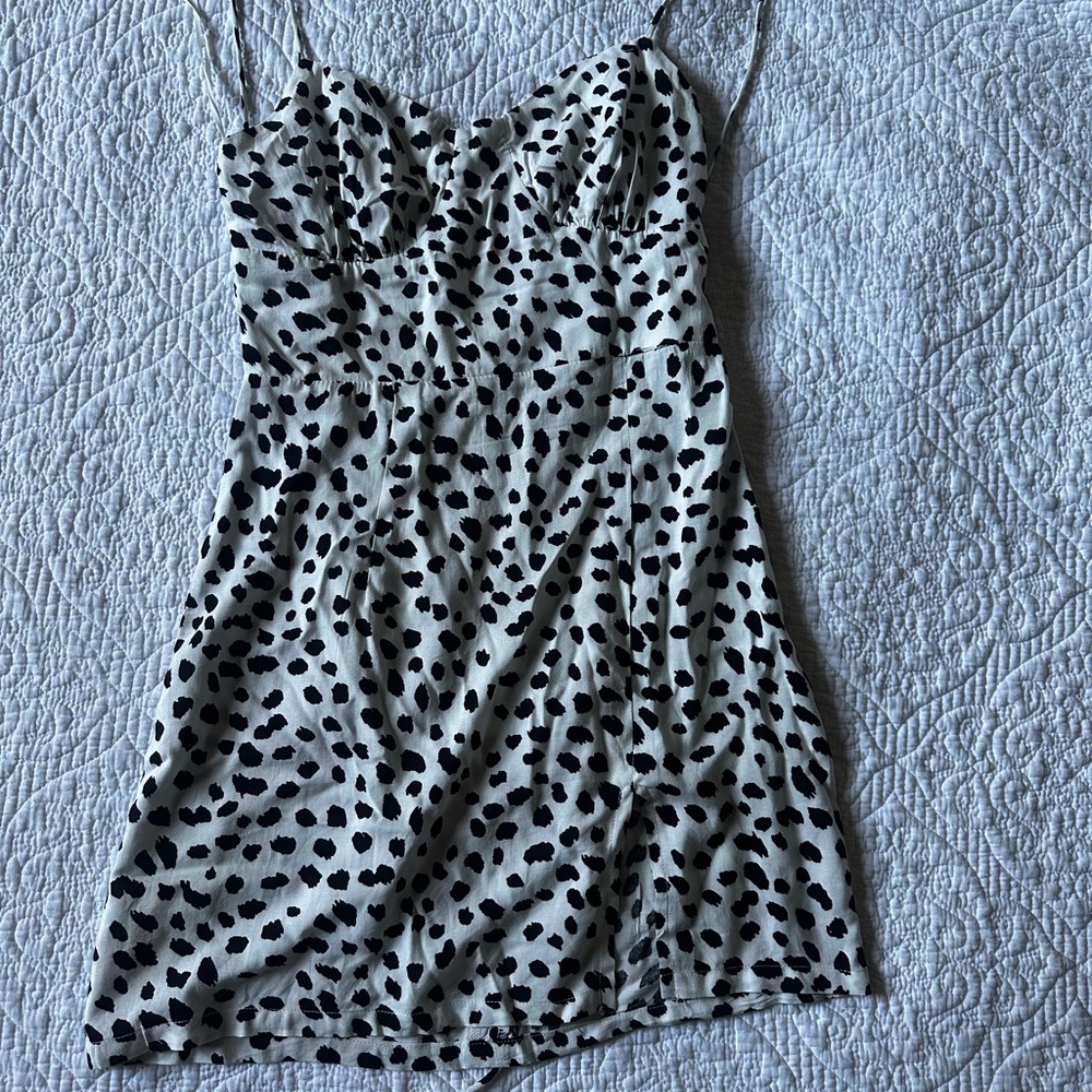 Hello Molly Monochrome Spotted Dress